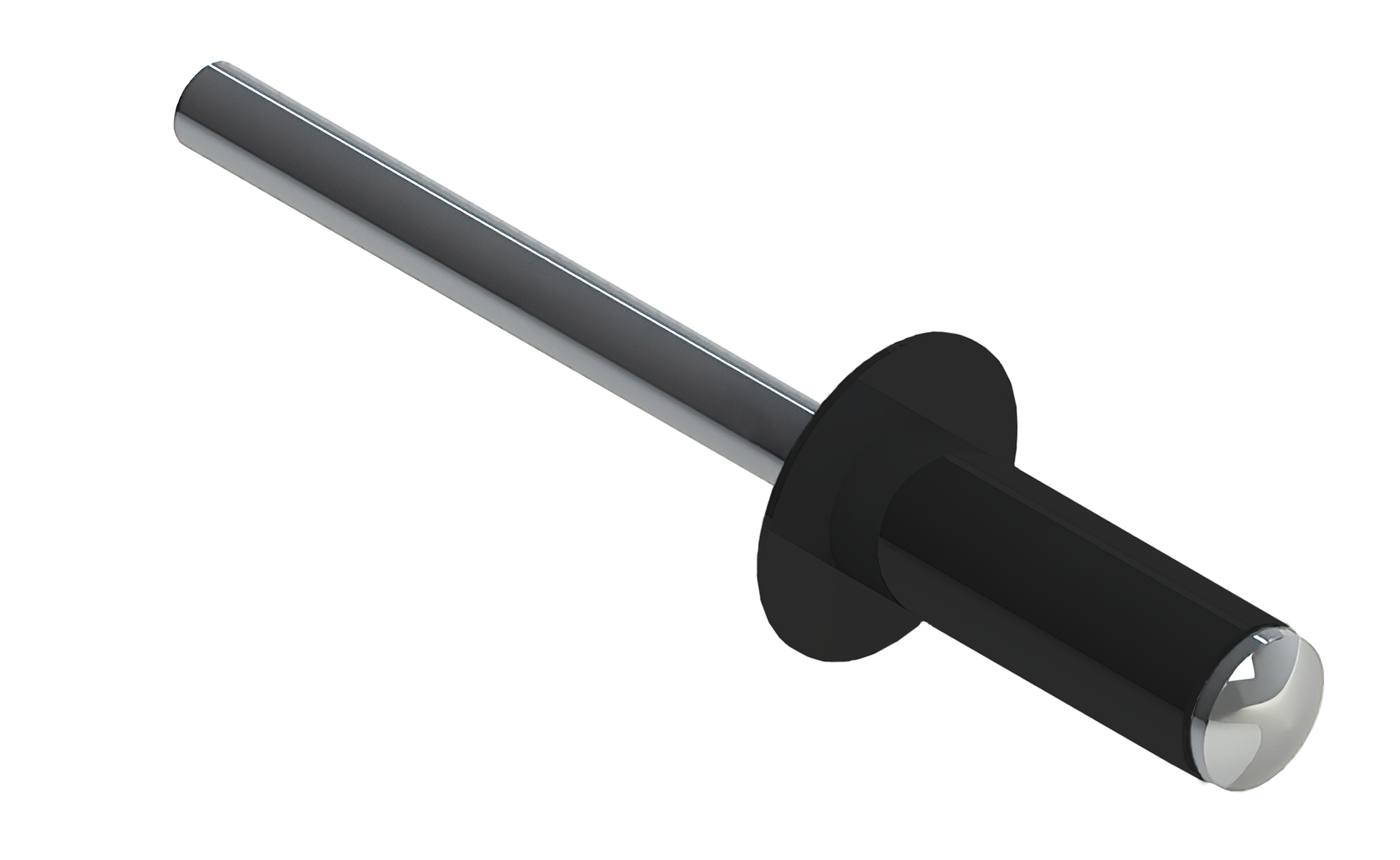 Заклёпка вытяжная Daxmer 3,2х8 RAL 9005 (20х1000шт) ал/ст