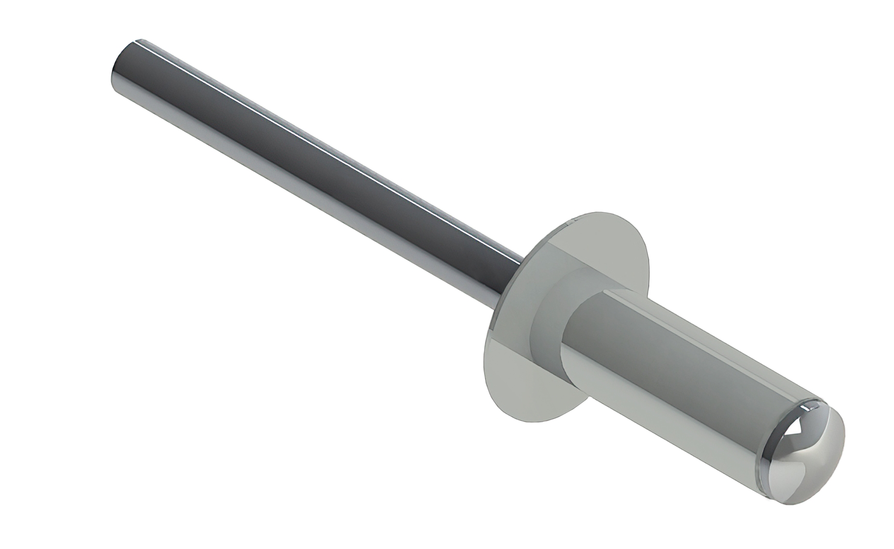 Заклёпка вытяжная Daxmer 4,0х12 RAL 9018 (500шт) нерж/нерж