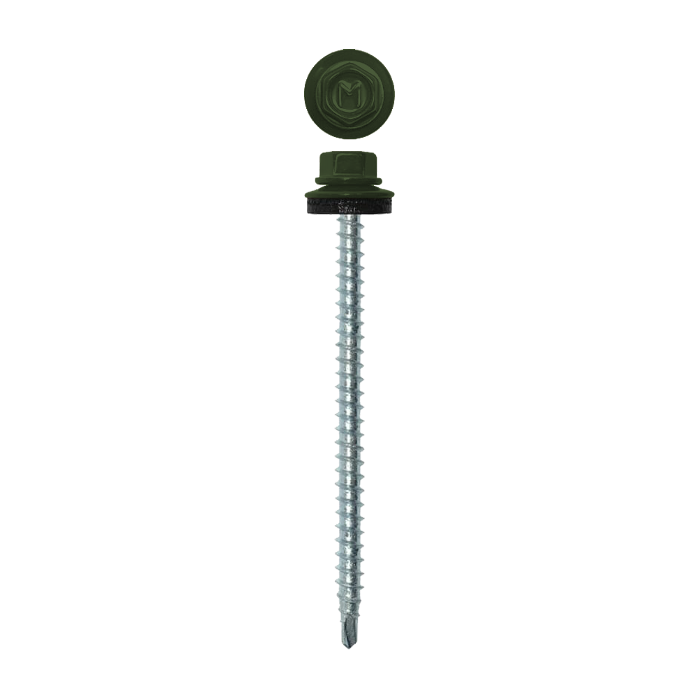 Саморез кровельный Daxmer 4,8х80 (100шт) сверло №1 RR 11