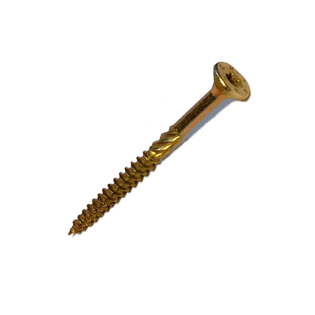 Саморез конструкционный Daxmer 5,0х50 (250шт) Torx желтый цинк