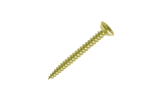 Шуруп по бетону 7,5х132 (100шт) шлиц Torx 30 желтый цинк (пакет)