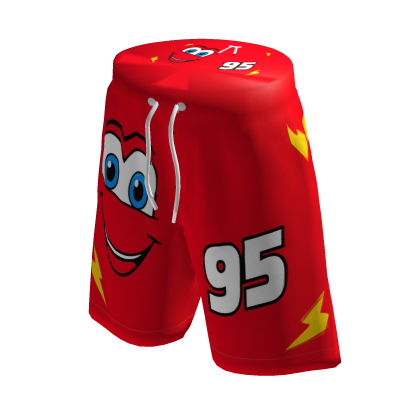 ⚡️ Cute Lightning McQueen Shorts 🏎️ 