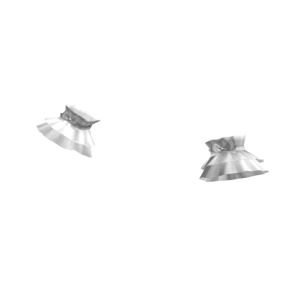 ♡ : dainty white ruffled cuffs