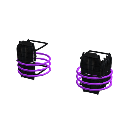 Titanic Upgraded Leg Armor & Energy Rings (Purple)