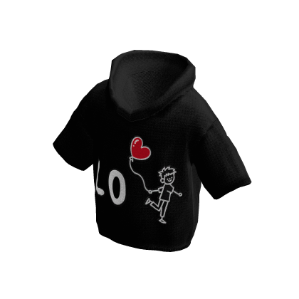 FS - Hoodie Couple LOVE Black