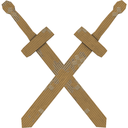 Cardboard Warrior Swords