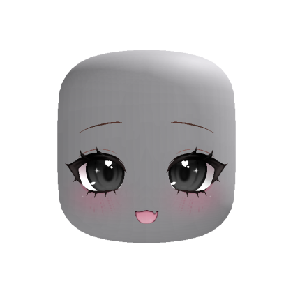cute super happy chibi moe face (recolorable)