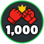 1,000 Knockouts!