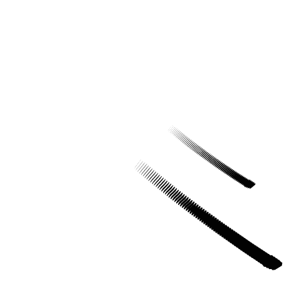 [Glitch] Animated Waist Dual Katana -White & Black