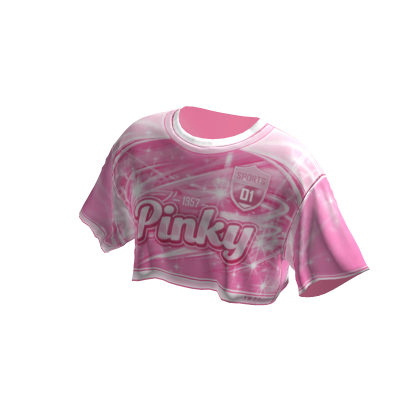 Pink Crop Top Oversize Shirt