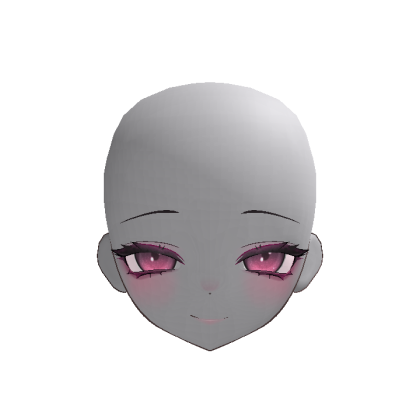 Anime Doll Head Evil (Red)