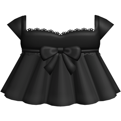 cute ruffled laced dress in black ♡
