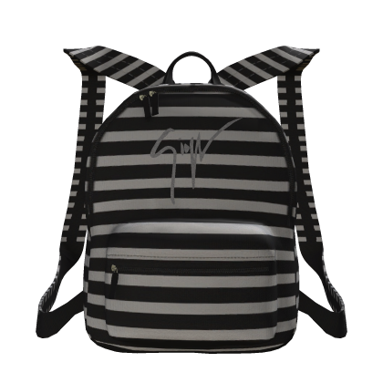 giuseppe zanotti striped backpack