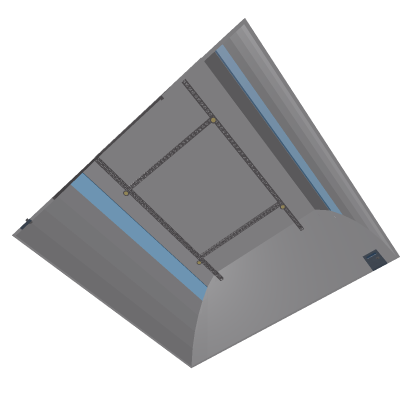 Traditional Half-Circle Aircraft Hanger