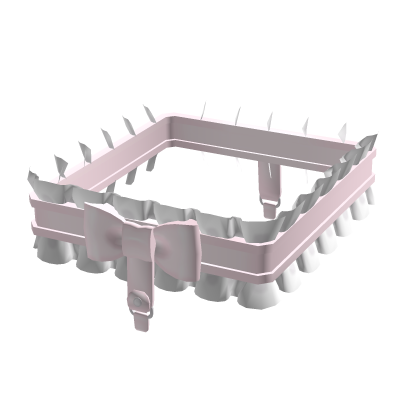 ♡ : cute frilly pink thigh garter belt 