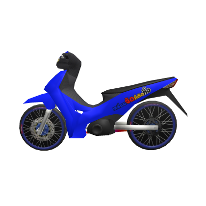 Wave 110 Blue Motorcycle