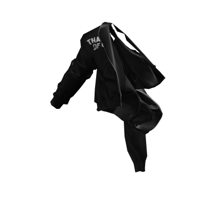 courtside - hung-down jacket [black]