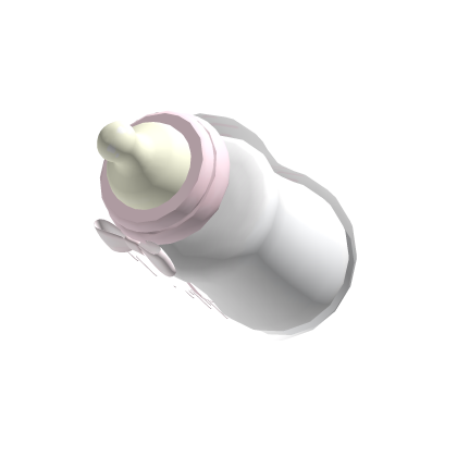 ♡ : kawaii holdable pink milk bottle w/ bow