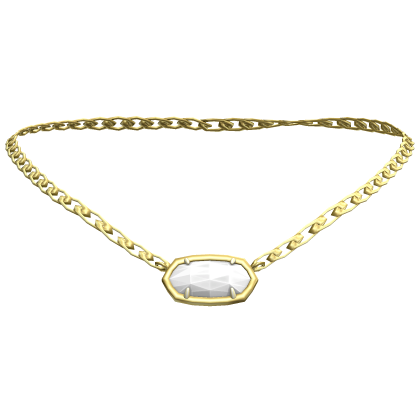 White Diamond Preppy Necklace 3.0