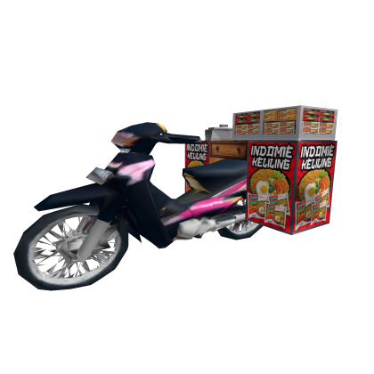 Instant Noodle Seller Motorcycle
