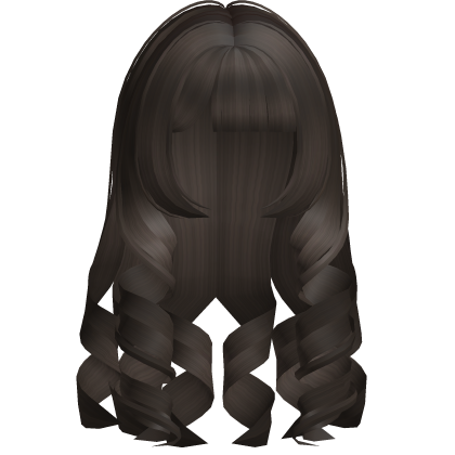 ♡ : long cute princess doll curls in brown