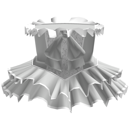 White Ruffled Victorian Dress