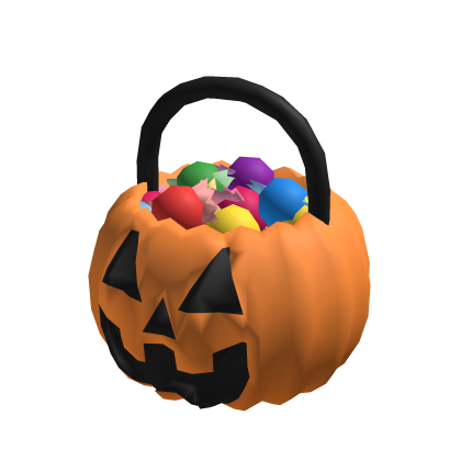Halloween Holdable/Handheld Pumpkin Basket/Bucket
