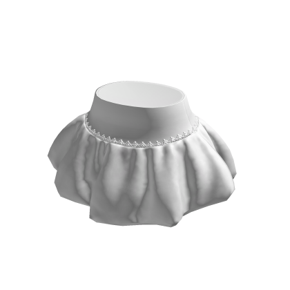 ✨ White Silk Balloon Skirt Y2K Festive