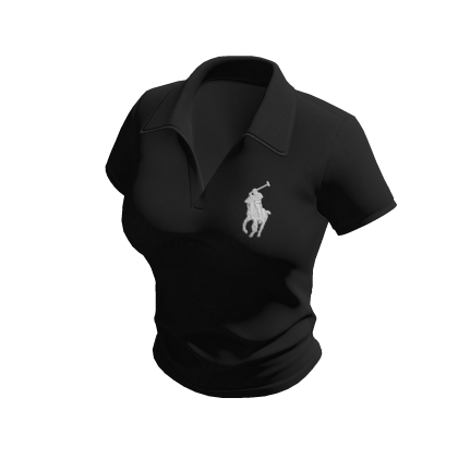 Black Designer Ralph Polo Shirt