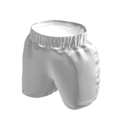 White Surfer Shorts