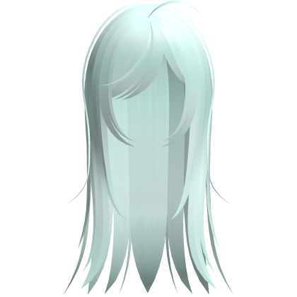 gothic wispy layered messy emo hair pastel blue