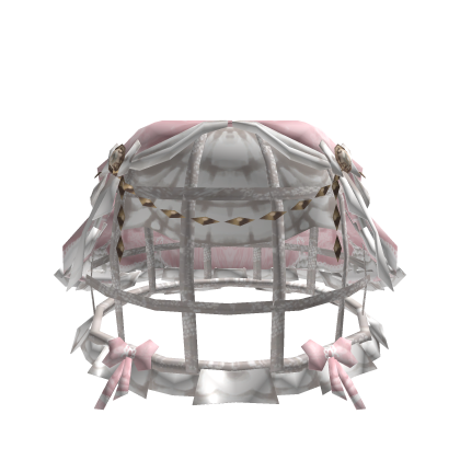Pink Hime Rococo Lace+Bow Bustle Cage Dress 