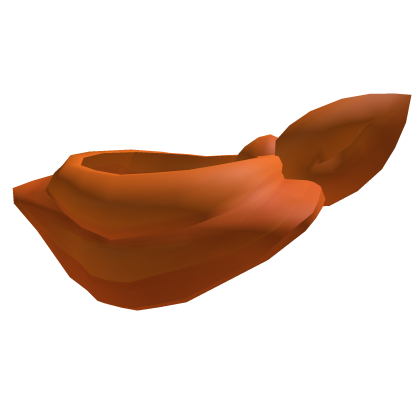 Orange Bulky Goofy Scarf