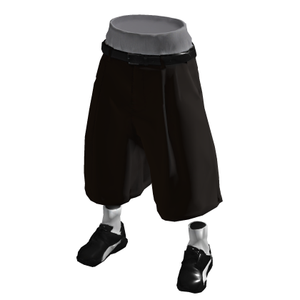 Pleated Jorts W Trainers