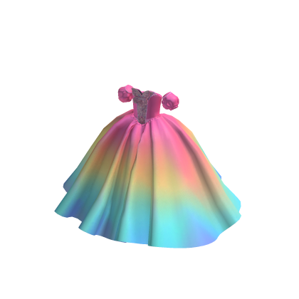 ✨ Enchanted Princess Rainbow Dress