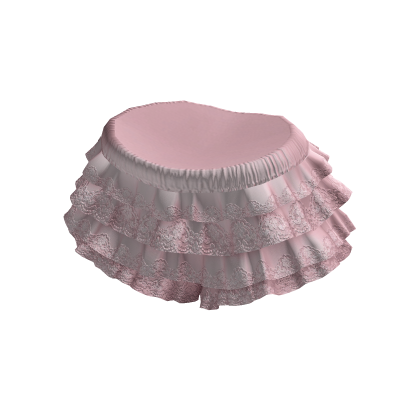 Ruffle Lace Bloomer Shorts (Pink)