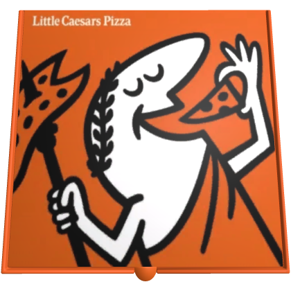Caesars Pizza Box