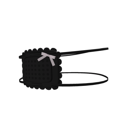 ୨୧: black ribbon eyepatch chibi / low 