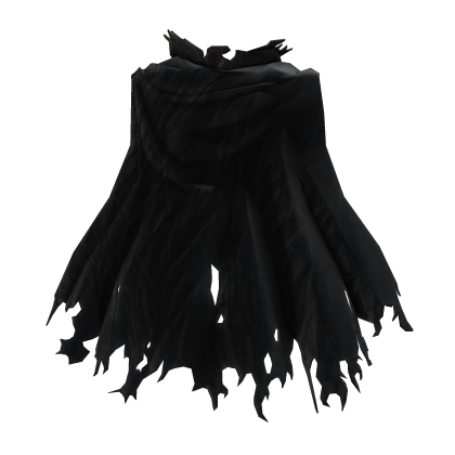 Black Torn Cape