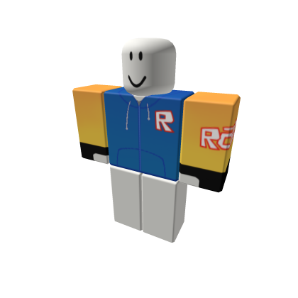 noob hoodie w/ black gloves and classic R logo