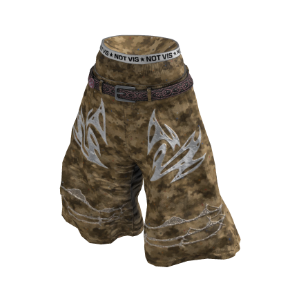 Camo NV Army Beige Jorts Pants
