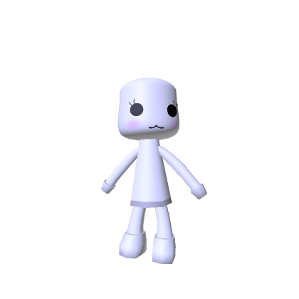 [Animated] Wii Mii Low Poly Chibi