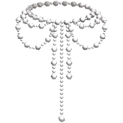 Vintage Elegant Rococo Pearl Necklace (White)
