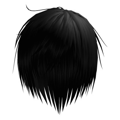 Black Vkei Messy Punk Emo Hair