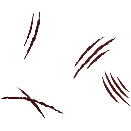 Face Scratches (Red)