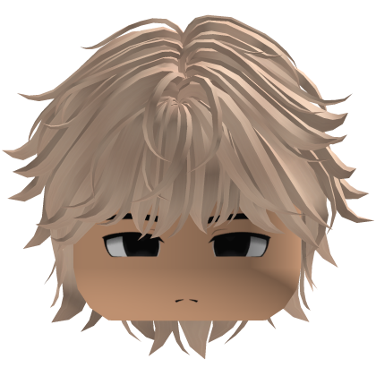 Cute Y2K emo blonde hair