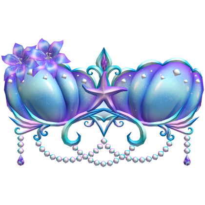 Luminous Jelly Moonlight Mermaid Shell Top