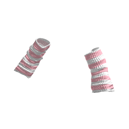 arm warmers stripes pink
