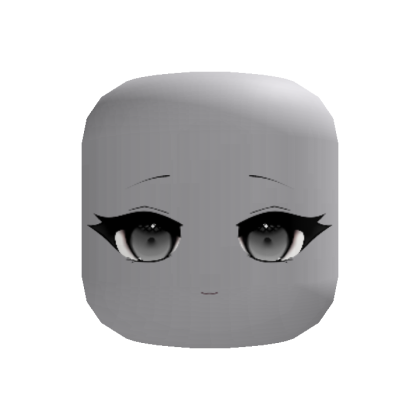 Cute Sparkly Eyes Face – Black