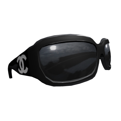 Luxury oval sun / glasses black version